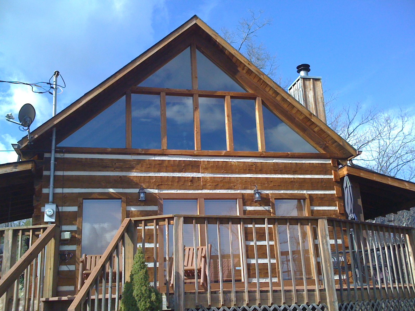 Log Cabin in the Bluff Mountain Area